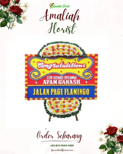 Bunga Papan Congratulation di Munengwarangan